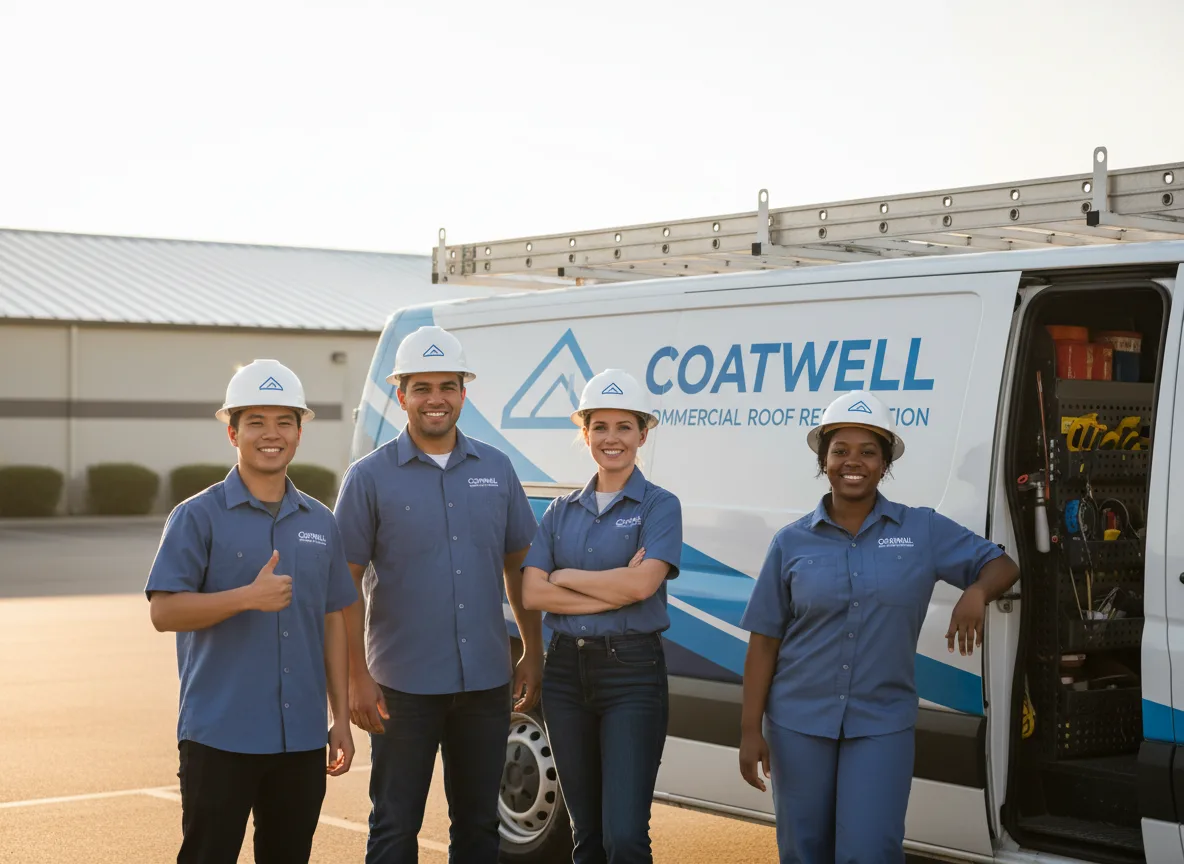 Commercial roof coating company in Lula, MS
